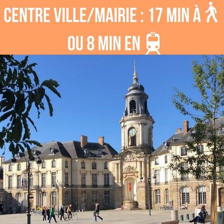 Le Fatsia - Rennes Gare T2 Apartment Bagian luar foto