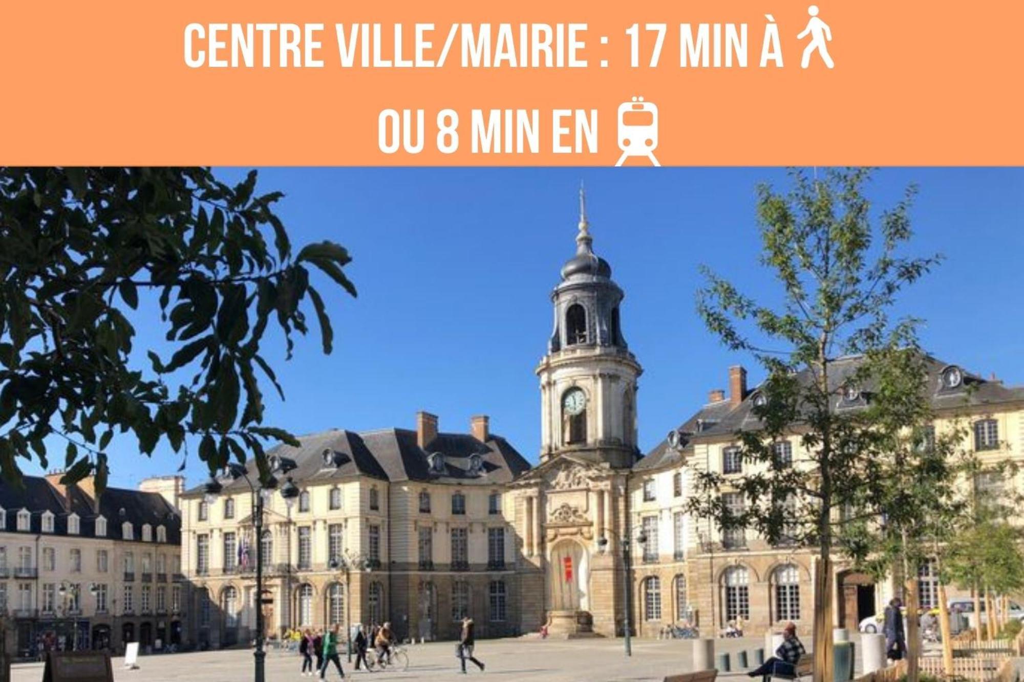 Le Fatsia - Rennes Gare T2 Apartment Bagian luar foto
